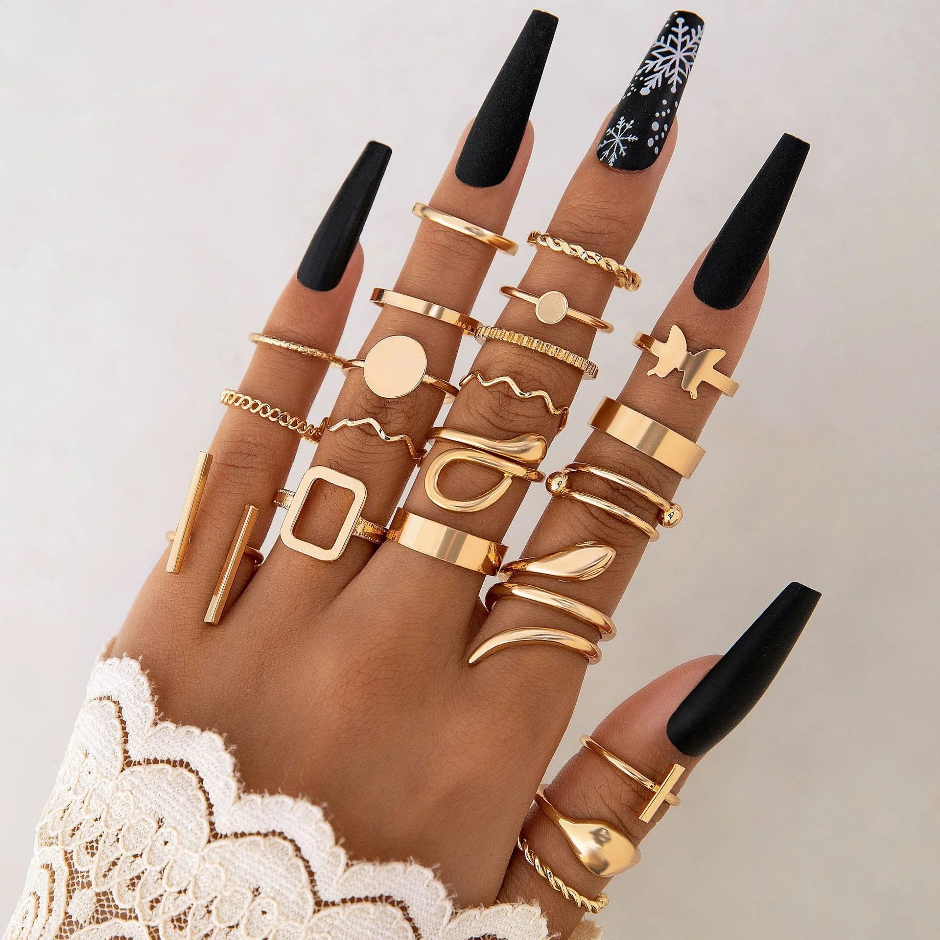 Handcrafted Adjustable Butterfly Knuckle Ring – The Lepidoptera Collection by Elaren

