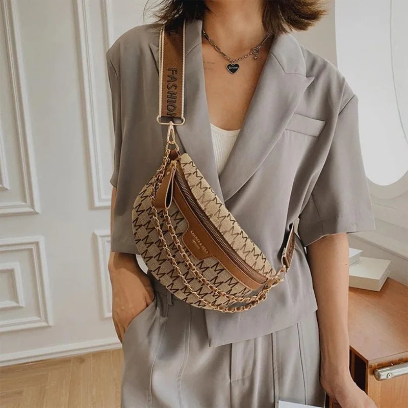 2025 Fashion Chest & Waist Crossbody Bag for Women – Trendy Casual Street Style Shoulder Bag by Elaren

