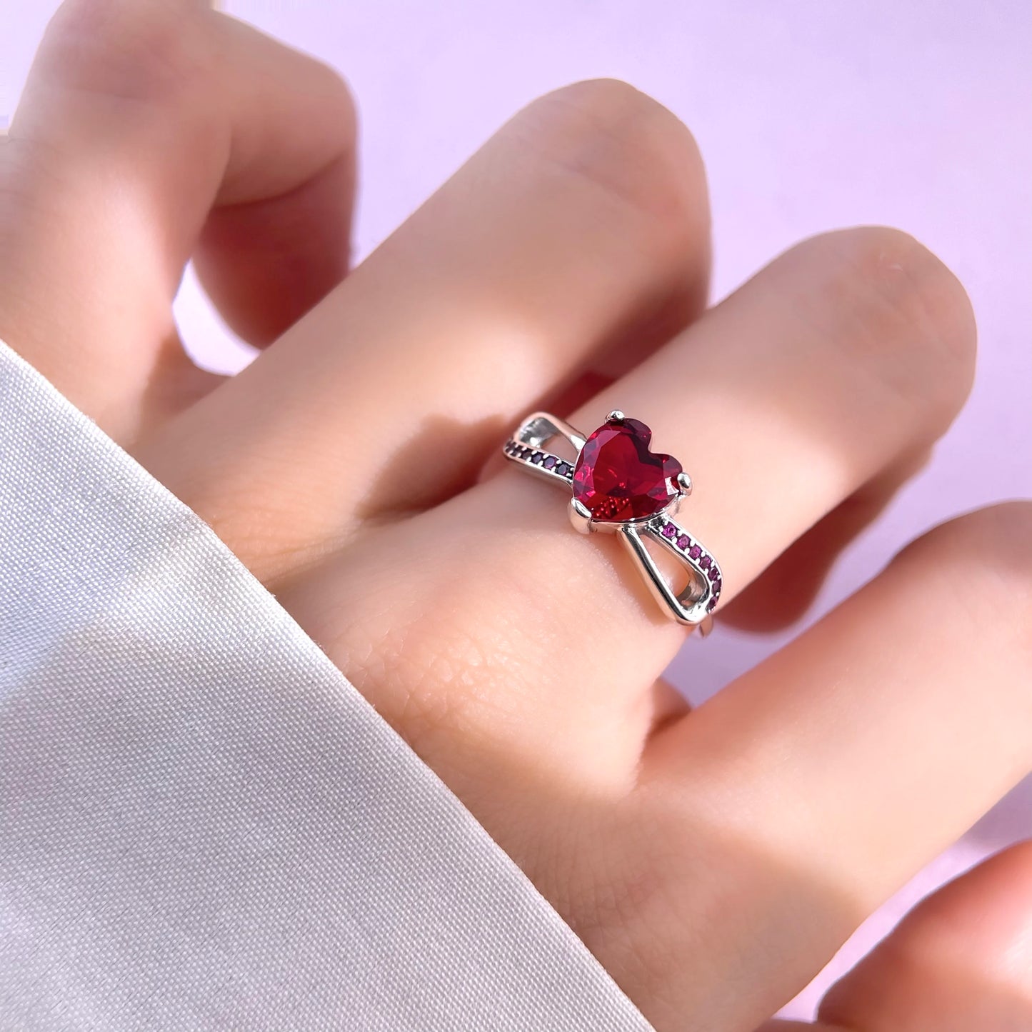 925 Silver Love Ring with Secret Inscription – The Eternal Guardian Collection by Elaren